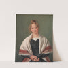 Portrait of Hanne Wanscher, née Wegener (1835) by Constantin Hansen