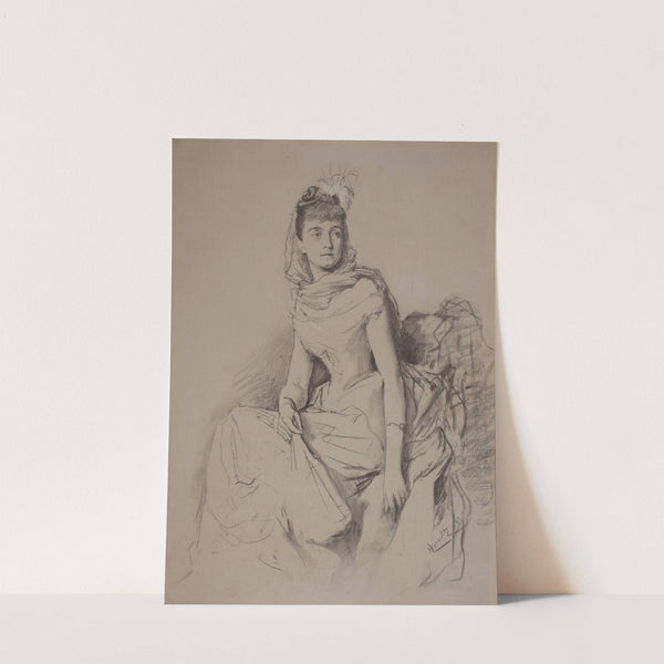 Portrait of Helena Modrzejewska as Adrienne Lecouvreur (1888) by Leopold Horowitz