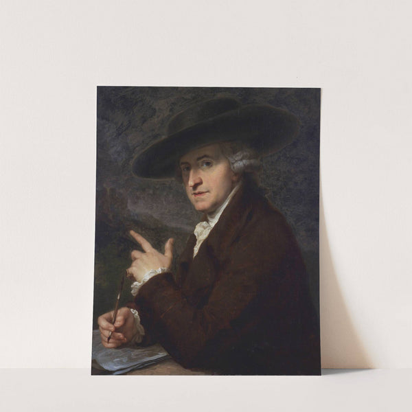 Portrait of her husband, the painter Antonio Zucchi (1781) by Angelica Kauffmann