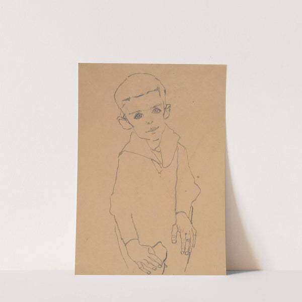 Portrait of Herbert Rainer (1910) by Egon Schiele