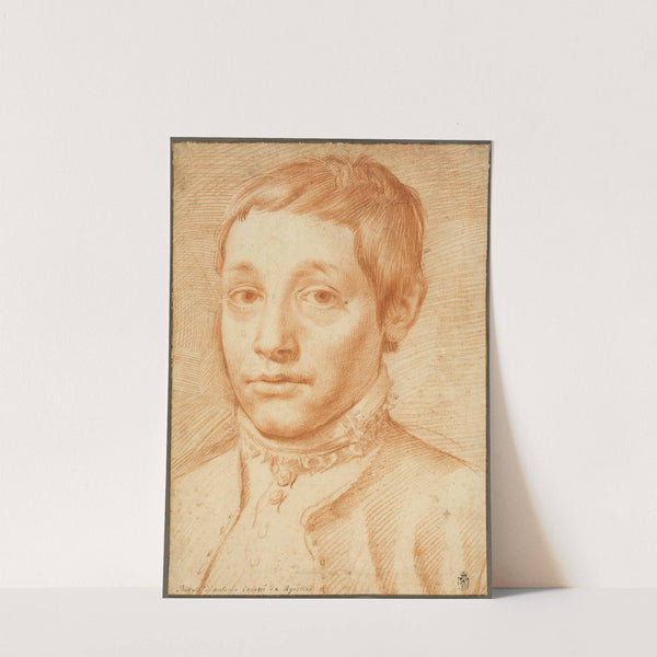 Portrait of His Son, Antonio Carracci (1592-95) by Agostino Carracci