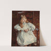 Portrait of Ina Wigan, age eight by Alfred Hartley
