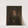 Portrait of Ingeborg Skjønne from Numedal (1848) by Adolph Tidemand