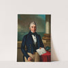 Portrait of Jacob Coen (1782-1852), grain merchant from Trieste by Giuseppe Tominz