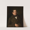 Portrait of Jakub Simmler, artist’s father by Józef Simmler
