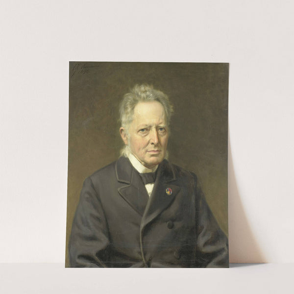Portrait of Jan Heemskerk Azn (1818-1897) by Johan Heinrich Neuman