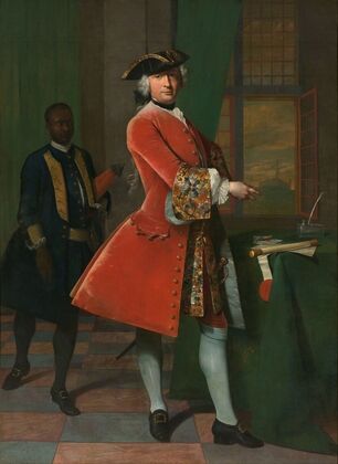 Portrait of Jan Pranger and an Enslaved Servant