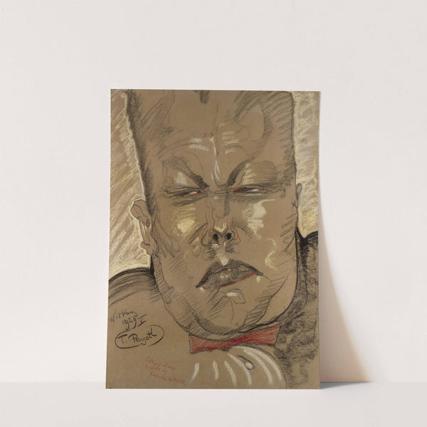 Portrait of Janusz de Beaurain by Stanisław Ignacy Witkiewicz