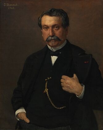 Portrait of Jean Léglise, Merchant, Mayor of Saint-Martin-de-Seignanx (1868)