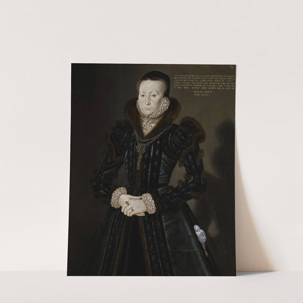 Portrait of Joan Thornbury, Mrs Richard Wakeman by Hans Eworth