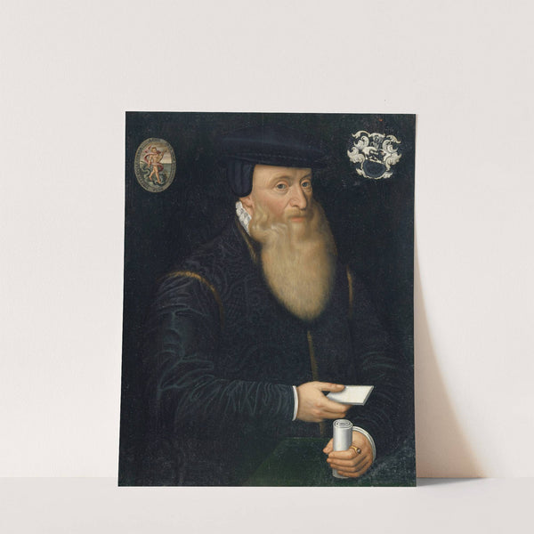 Portrait of Johannes Oporinus by Hans Bock the Elder