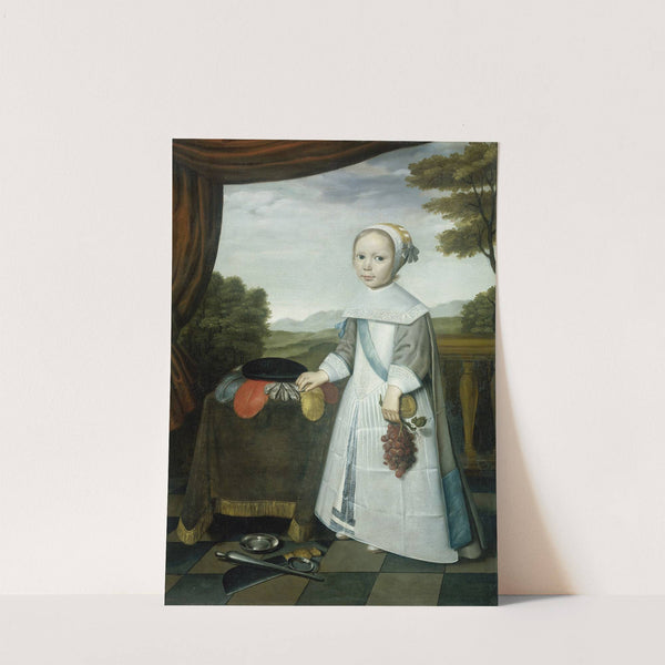 Portrait of Johannes van Rees (1662-1690), Half Brother of Elisabeth van Oosten, as a Child by Willem Jansz. Ploy