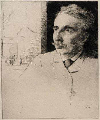 Portrait of John F. Weir (1890)