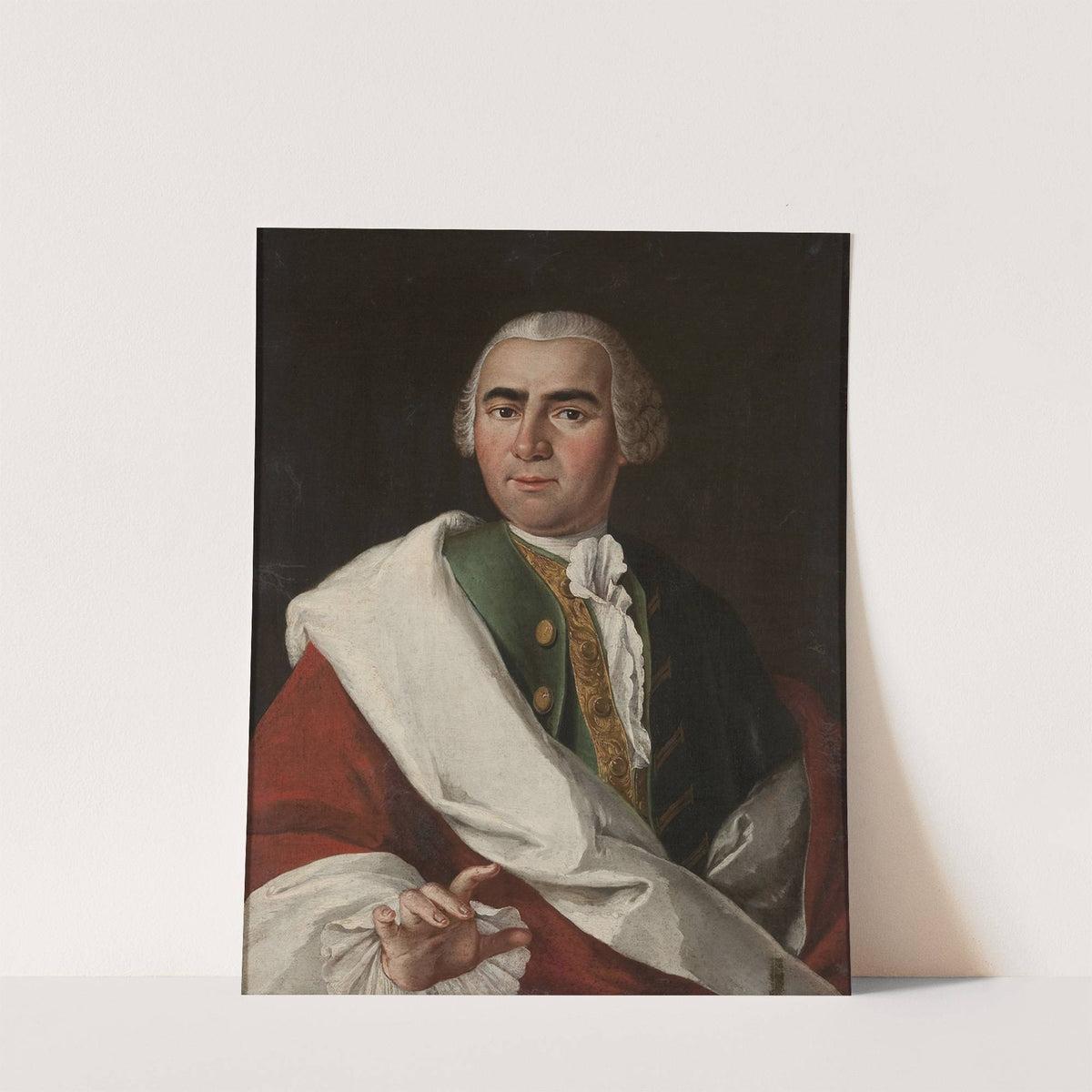 Portrait of Józef Antoni Haller, merchant from Kraków (1725–1785) (1759) by Franz Ignaz Molitor