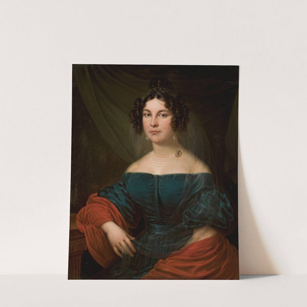 Portrait of Julia Wieman by Franciszek Ksawery Lampi