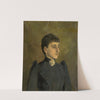 Portrait of Justína Bartáková (1891) by Cyril Kutlík