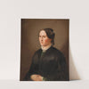Portrait of Karoline Gülich née Trenkwald aged 31 by Joseph Mathias von Trenkwald