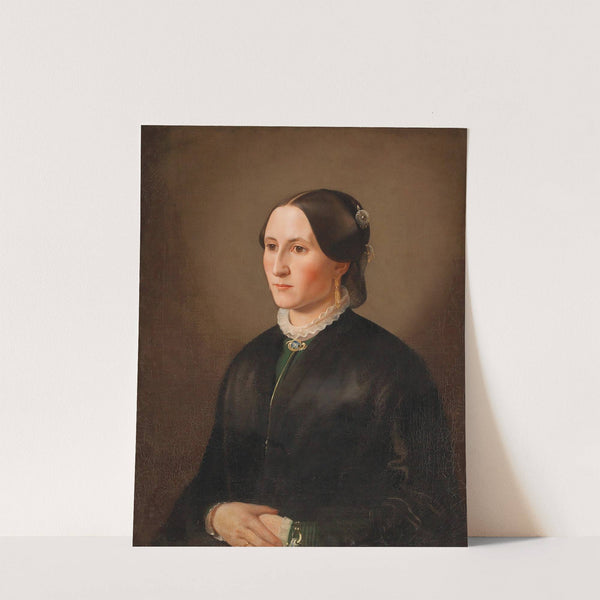 Portrait of Karoline Gülich née Trenkwald aged 31 by Joseph Mathias von Trenkwald