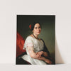 Portrait of Katarzyna Jahn, artist’s sister by Józef Simmler