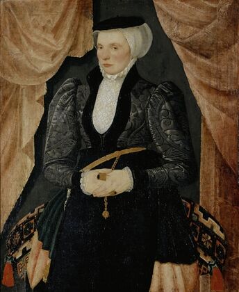 Portrait of Katharina Aeder, Wife of M. Hornlocher