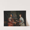 Portrait of King Charles I and Queen Maria Henrietta by Follower of Anthony van Dyck