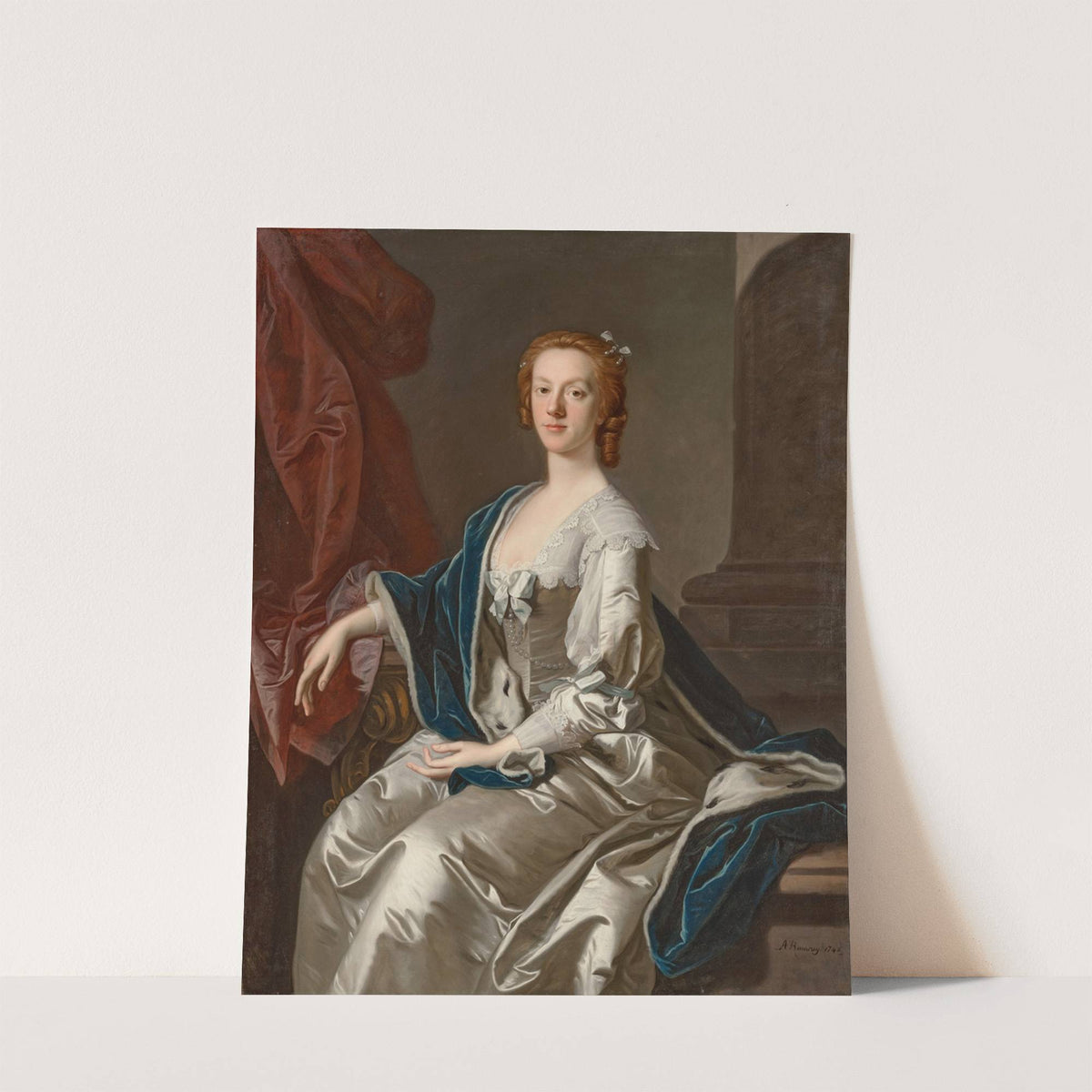 Portrait of Lady Frances Carteret, later Marchioness of Tweeddale (1718-1788) (1748) by Allan Ramsay