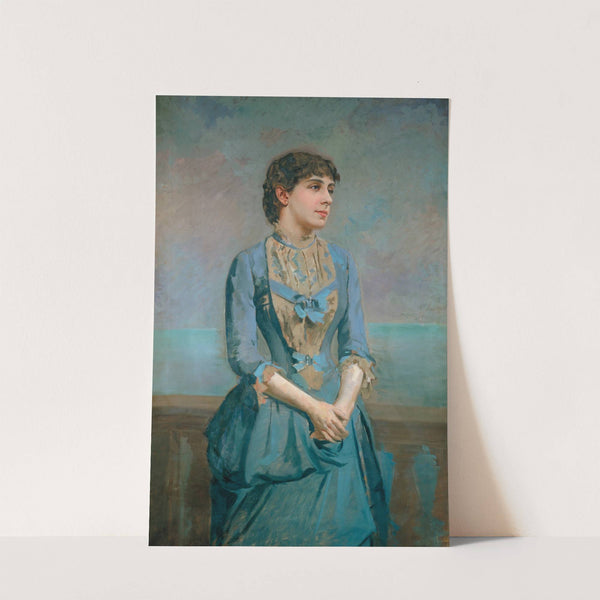 Portrait Of Lluïsa Dulce I Tresserra, Marquise Of Castellflorite by Antoni Caba