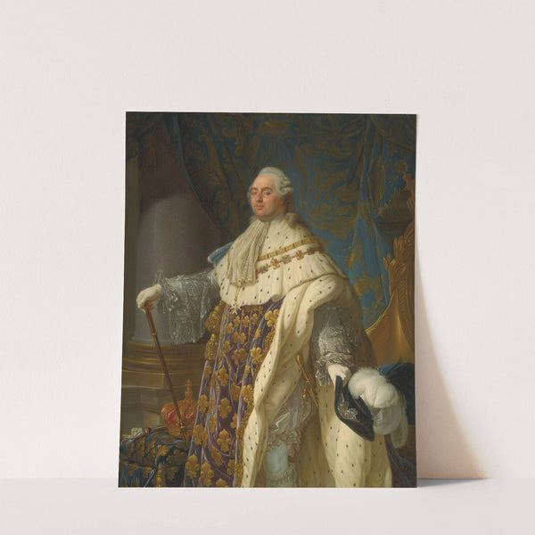 Portrait of Louis XVI of France in Coronation Robes by Antoine-François Callet