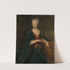 Portrait of Louise Christina Trip, wife of Gerrit Sichterman (1725) by Cornelis Troost
