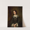 Portrait of Lucyna Łuszczkiewicz, artist’s sister by Władysław Łuszczkiewicz