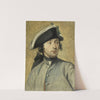 Portrait of Ludolf Backhuysen II, Painter and Dragoon, Grandson of the Marine Painter Ludolf Backhuysen I (1735 - 1750) by Cornelis Troost