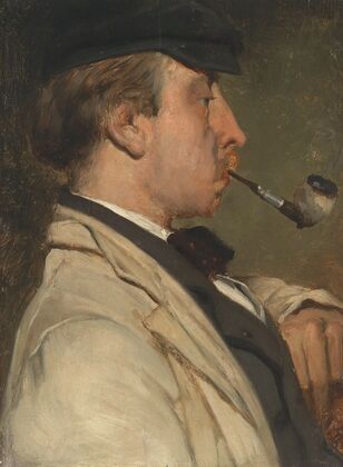 Portrait of Ludwig Casimir (‘Louis’) Sierig (1834-1919), Painter