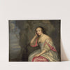 Portrait of Madame de Maintenon in a seascape by Henri Beaubrun