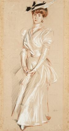 Portrait of Madame Helleu in boating costume
