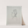 Portrait of Madame Kemp in Profile (2nd Plate) by Alphonse Legros