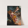 Portrait of Mademoiselle de la Force as Flora in a landscape with putti by Circle of Pierre Mignard