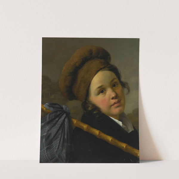 Portrait Of Mademoiselle De Saint Aubin (1764-1850) by Martin Drölling