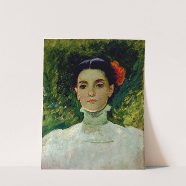 Portrait of Maggie Wilson (1898) by Frank Duveneck