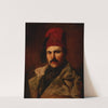 Portrait of Maksymilian Oborski Wearing a Fez by Piotr Michałowski