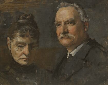 Portrait of man and woman