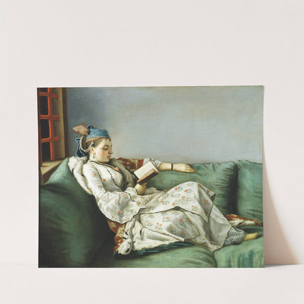 Portrait of Maria Adelaide of France in Turkish-style clothes by Jean-Etienne Liotard