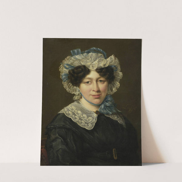 Portrait of Maria Adriana van der Sluys, Wife of Hermanus Martinus Eekhout by Hillebrand Dirk Loeff