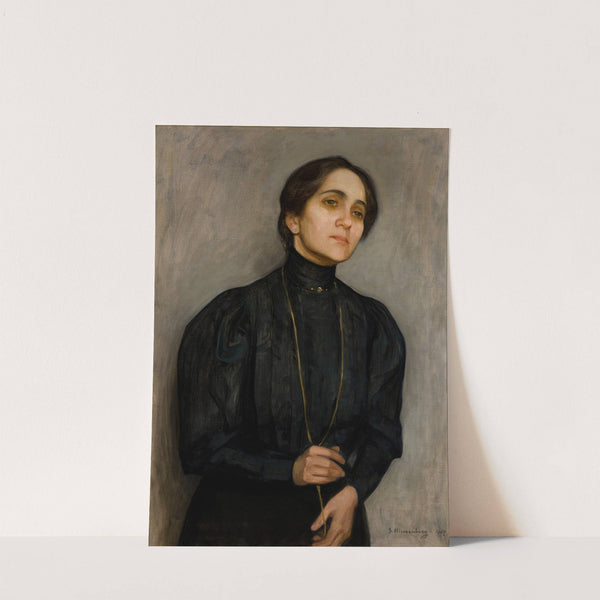 Portrait of Maria Feldman by Samuel Hirszenberg