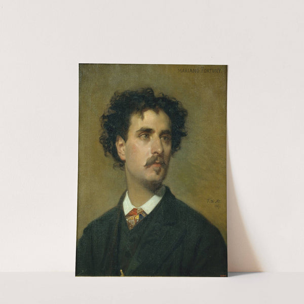 Portrait of Marià Fortuny (1867) by Federico de Madrazo y Kuntz