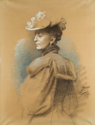 Portrait of Maria Landau nee London (1896)