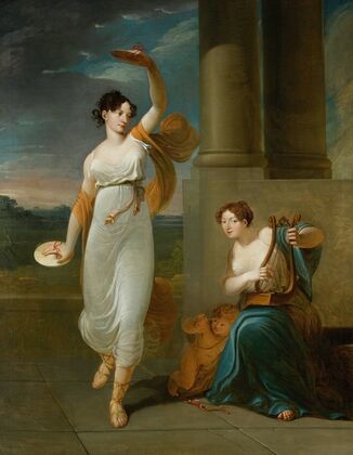 Portrait of Maria Mirska, Barbara Szumska and Adam Napoleon Mirski