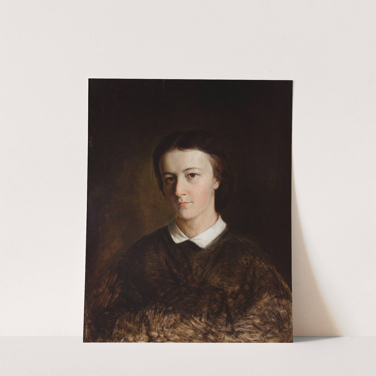 Portrait of Maria Sawiczewska, artist’s sister (1863 - 1864) by Artur Grottger