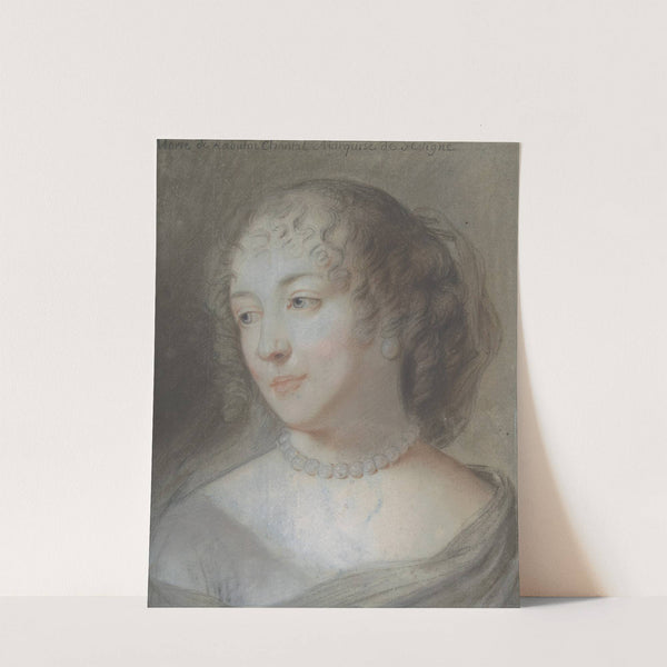 Portrait of Marie de Rabutin-Chantal, Marquise de Sévigné by After Claude Lefèbvre