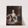 Portrait of Marie Louise Élisabeth d&#039;Orléans Duchess of Berry (1695-1719) by Nicolas de Largillière