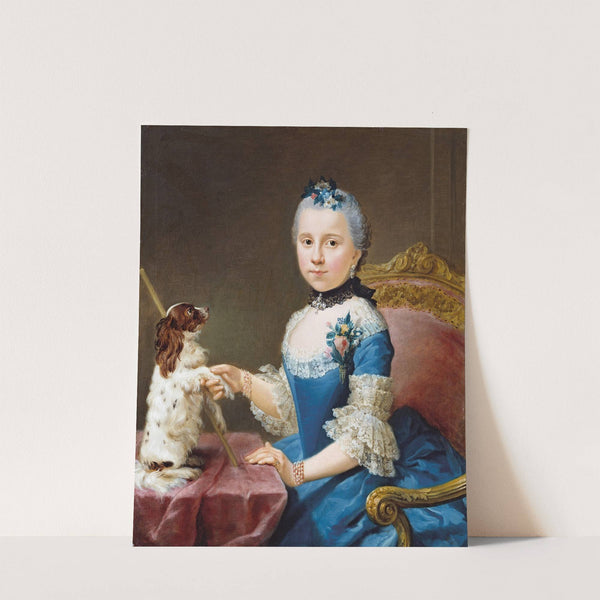 Portrait of Marie Sophie Friedericke von Holzhausen (ca. 1758) by Johann Georg Ziesenis